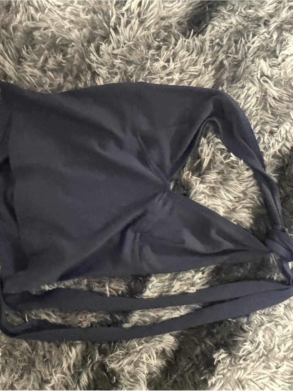 SHEIN Navy Mini Tie-Waist Skirt